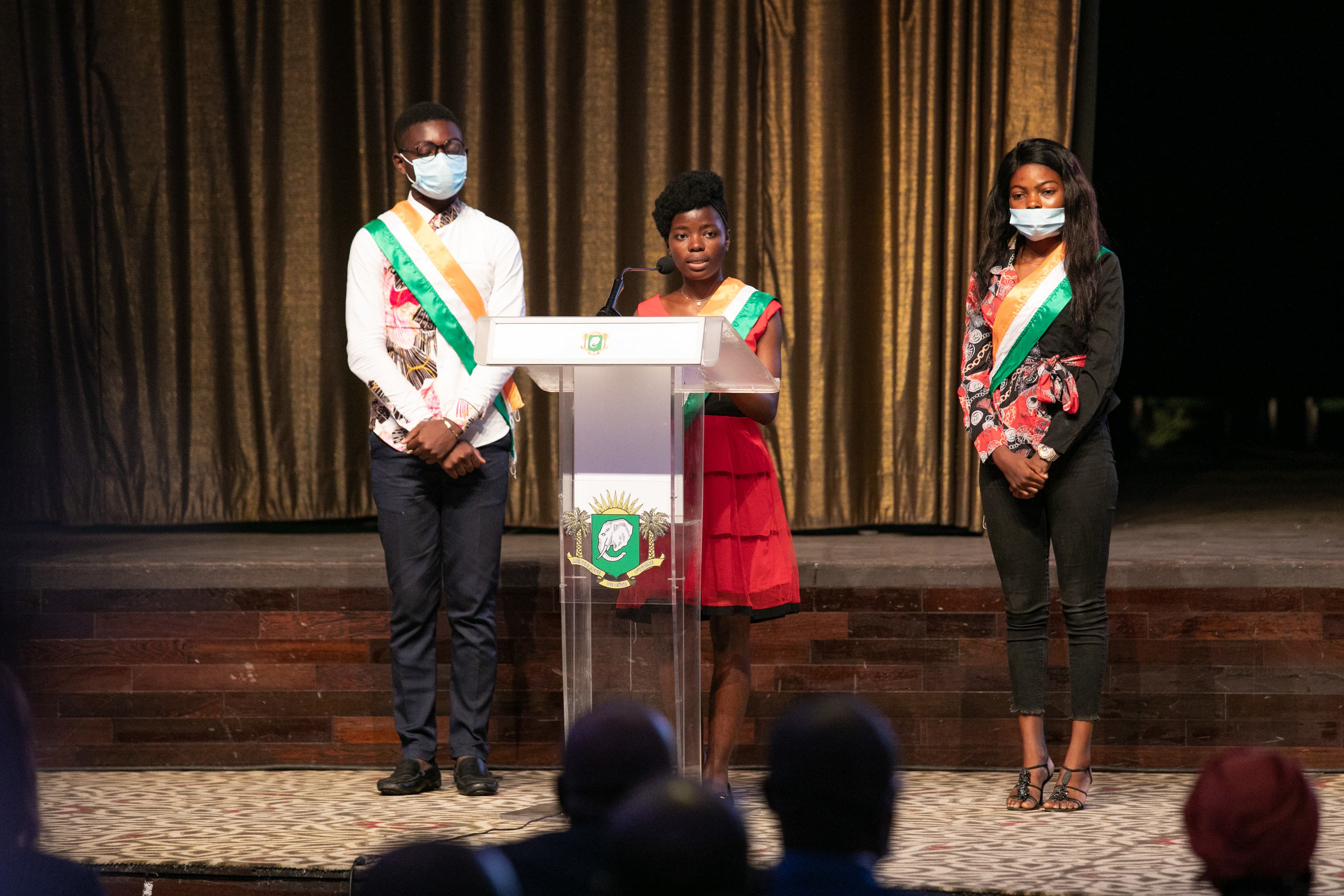 Cote d Ivoire children's parliament Ines Gouanou