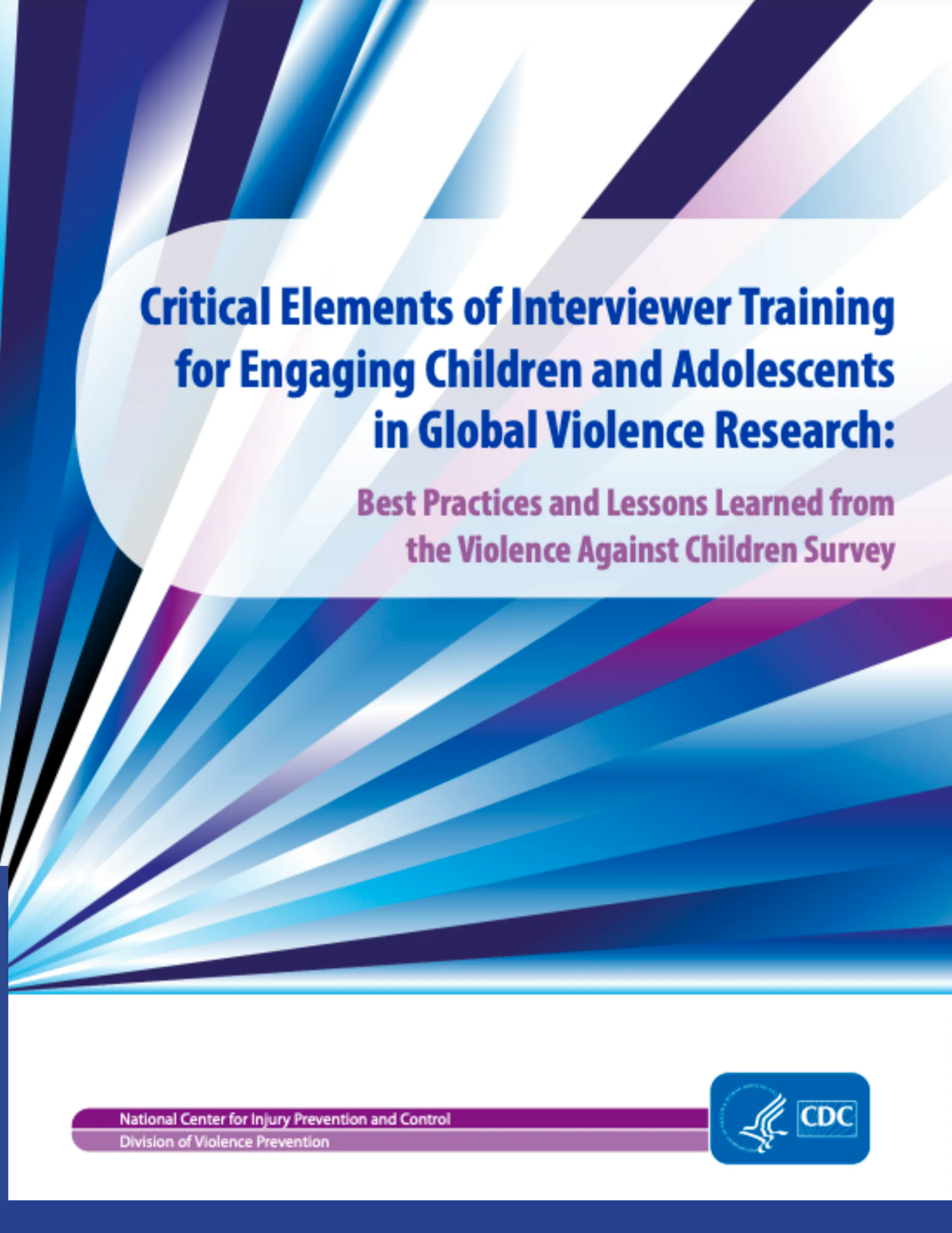 Critical elements of interview training VACS