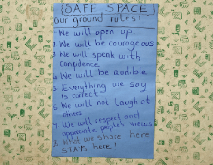 Girls Health Ed workshop ground rules