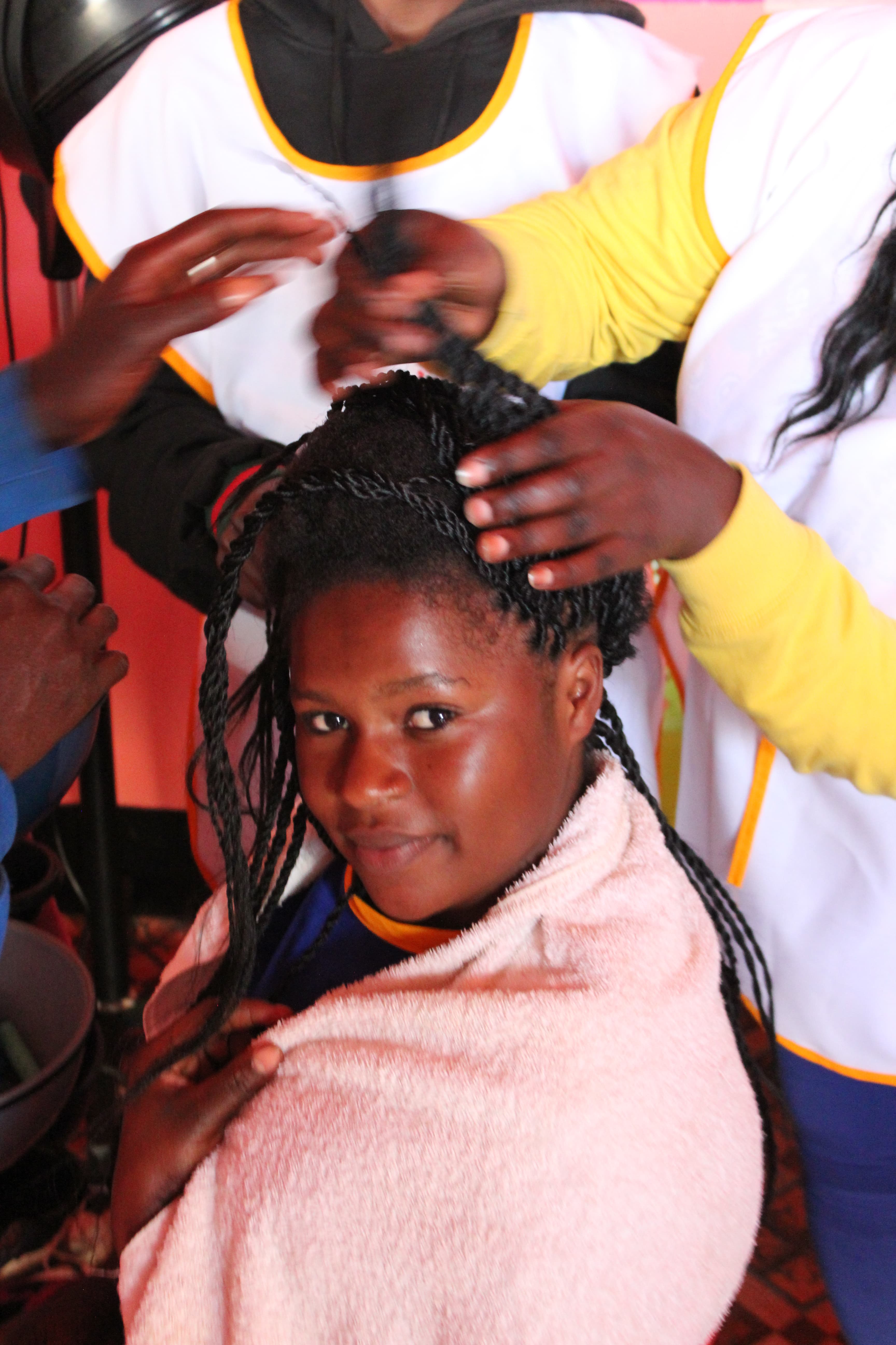 Braiding hair