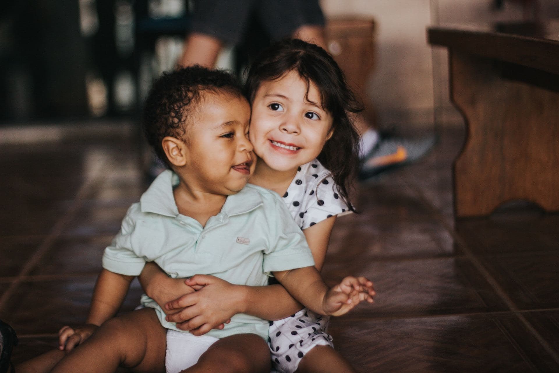 Smiling infants