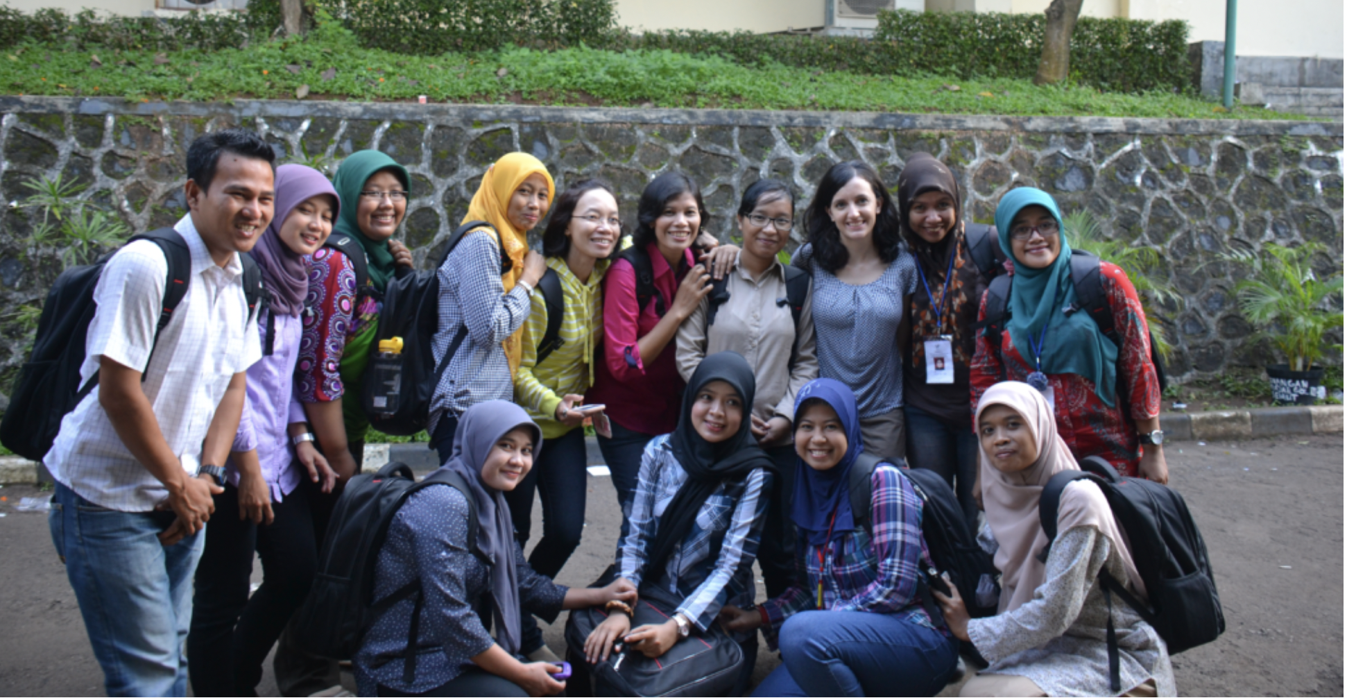 shleigh Howard VACS interviewers in Indonesia before data collection 2013