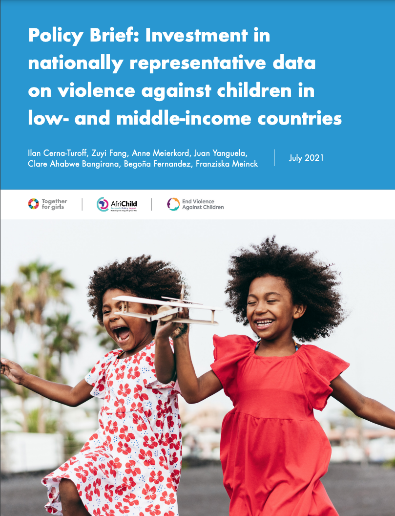Policy Brief: Investment in nationally representative data on violence against children in low- and middle-income countries