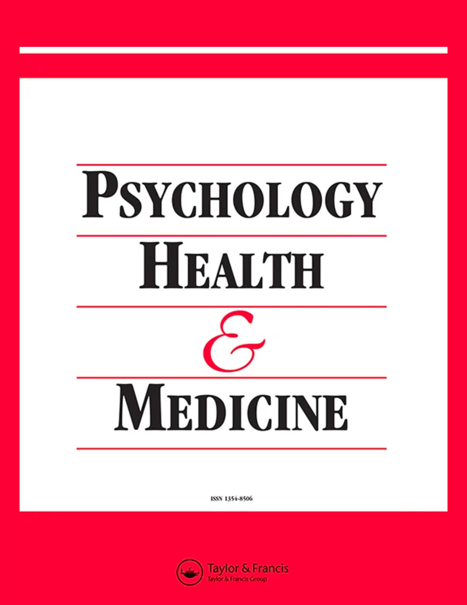Psychology Health Medicine journal