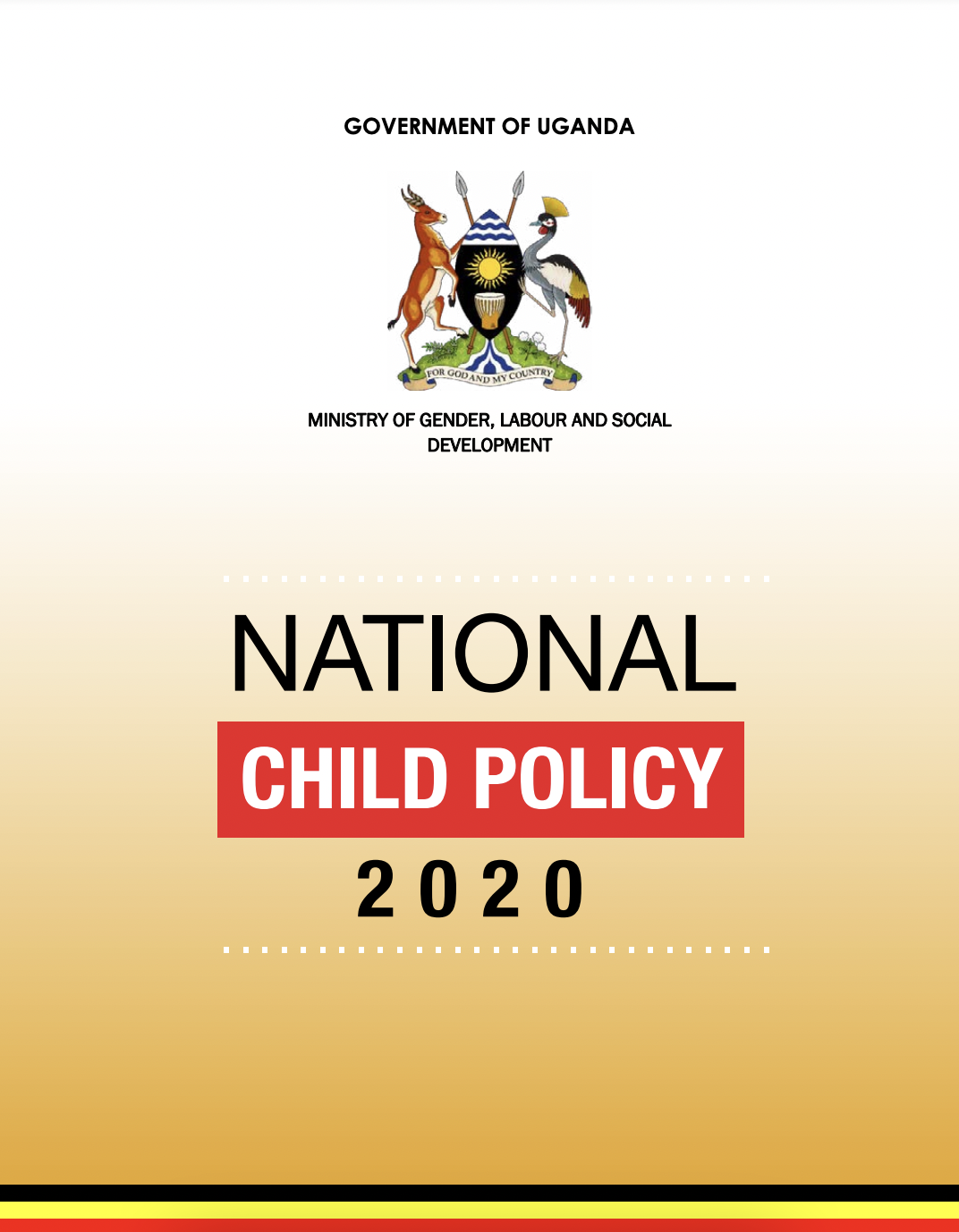 Uganda National child policy 2020