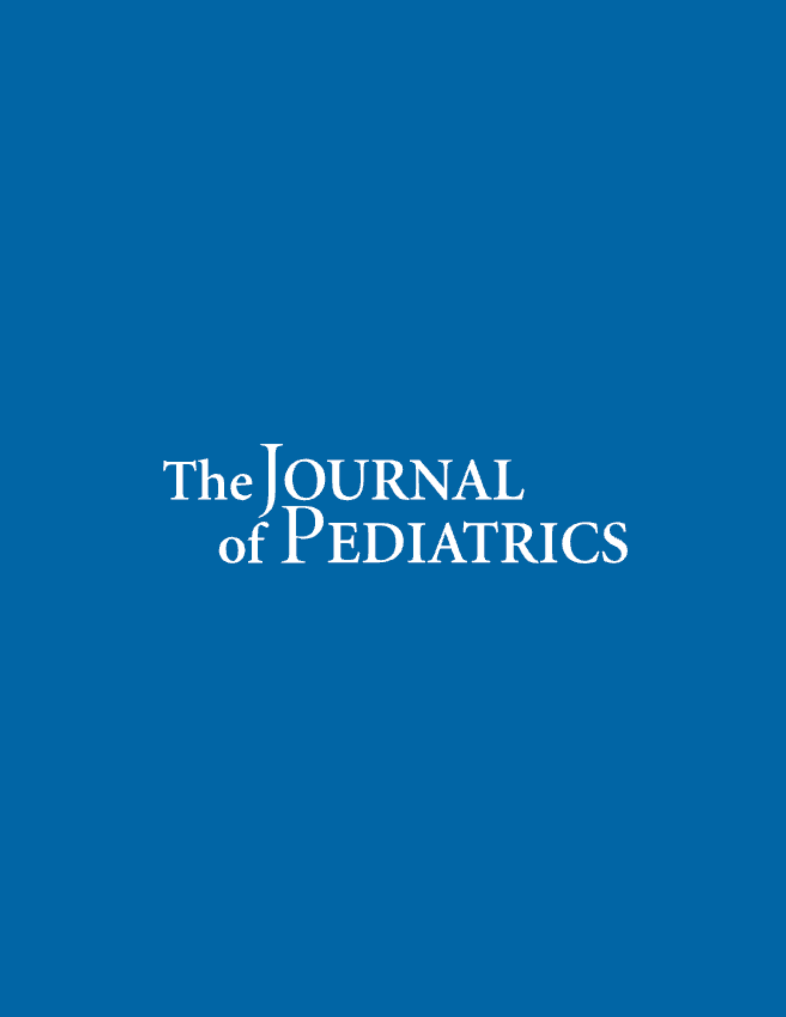 Journal of pediatrics