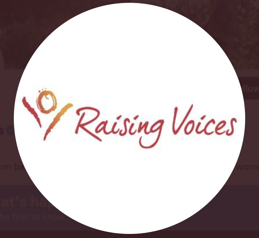 Raising Voices Twitter Logo